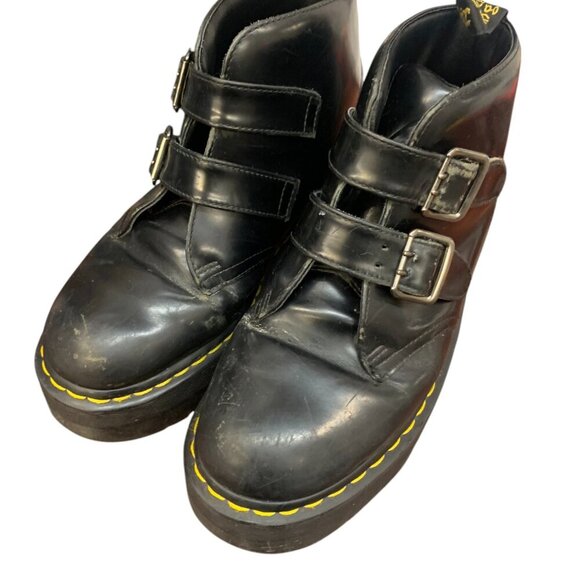 Dr. Martens Black Devon Platform Boots‎ SZ 9 US L - Picture 1 of 10